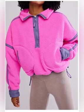 FREE PEOPLE x movement Mountain High Half-Zip Fleece size small